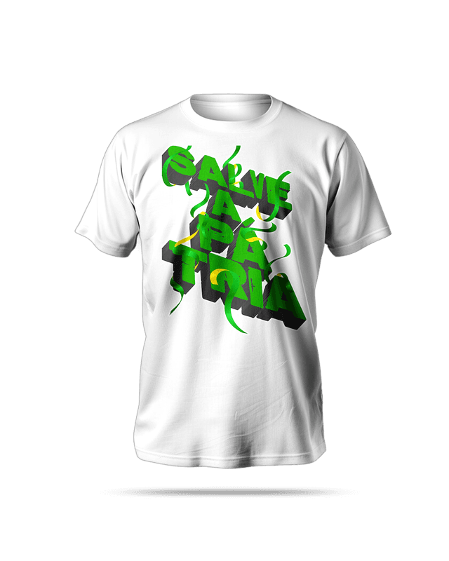 Camiseta Patriota — Salve a Pátria
