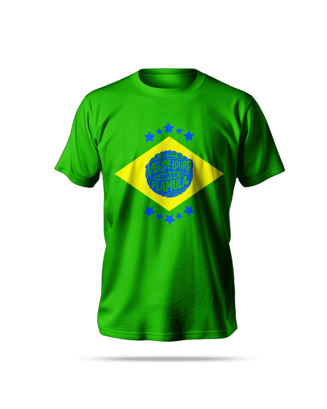 Camiseta Patriota — Verde e Louro