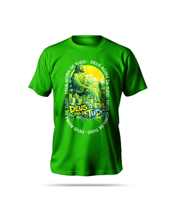 Camiseta Patriota — Deus acima