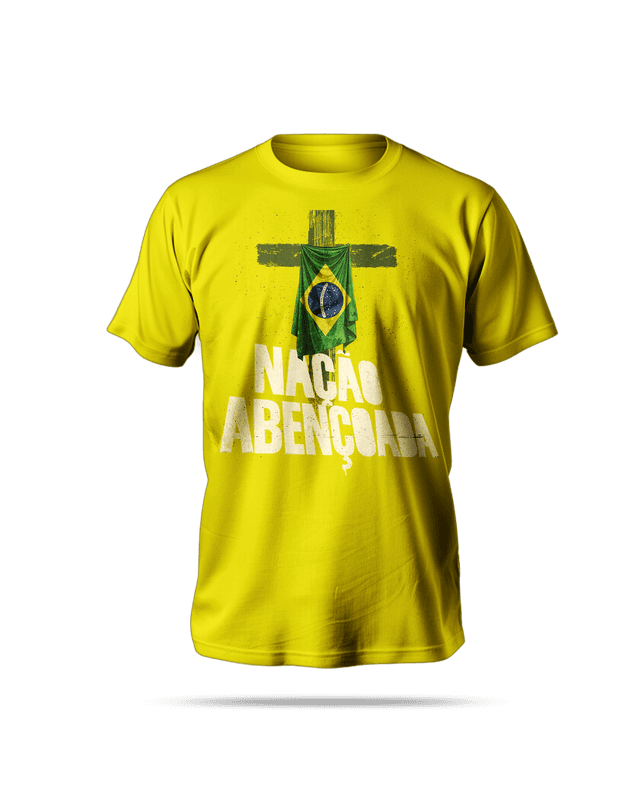 Camiseta Patriota — Nação Abençoada
