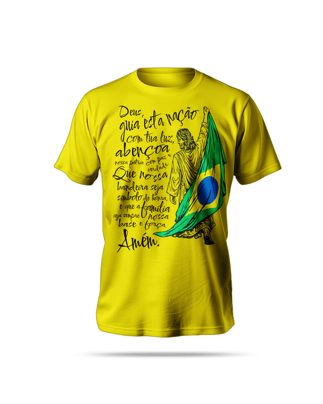 Camiseta Patriota — Oração pelo Brasil